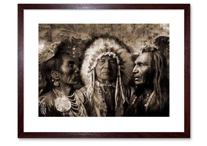 North American IndianFramed Print